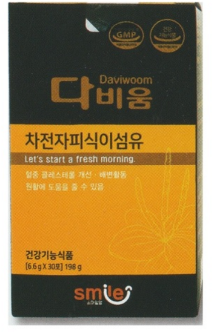 스마일맘 다비움 차전자피 식이섬유 프락토올리고당 다이어트 30포, 1개