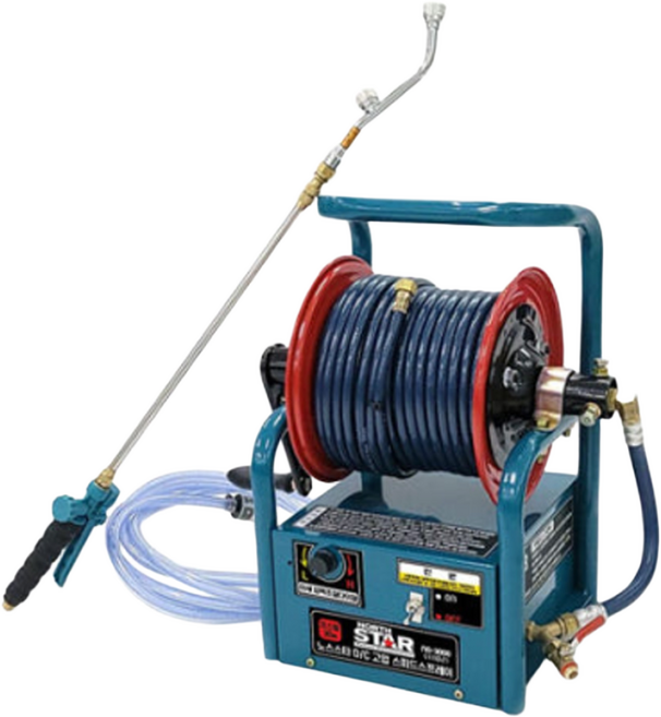 미국 노스스타 고압 충전식 한손 분무기 12V D/C 펌프 농약 분무기 리튬배터리 세트 NS3000, 11Ah+급속충전기, 50m, 1개