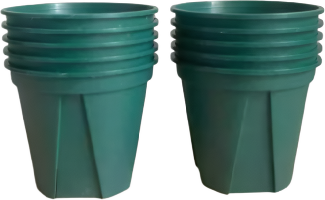 알트탭 슬릿분 숨쉬는 슬릿화분 플라스틱, 10개, 그린