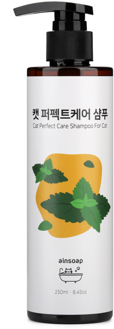 아인솝 퍼펙트케어 고양이 샴푸, 250ml, 1개입, 1개