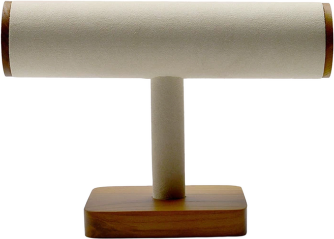 FANXI 원통형 시계 거치대 팔찌 정리대 시계 스탠드 머리띠 진열대 손목시계 수납함 악세사리 수납함 보석 거치대 남편 선물 매점전시용 장식용 수납 보관함 장식용 부부선물, 베이지, 1개