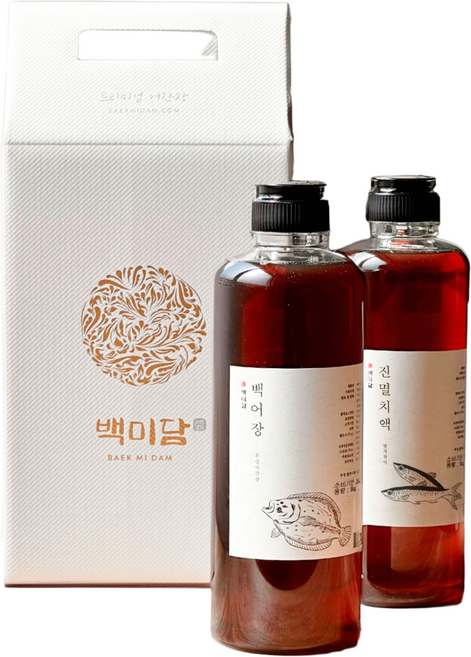 백미담 어간장 선물세트 어간장세트, 2개, 1kg