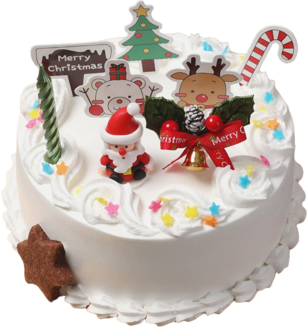 메이드케이크 크리스마스 케이크 만들기 세트 1호 (출고일 지정시 배송메모에 연락처 기재 필수!!), 1개