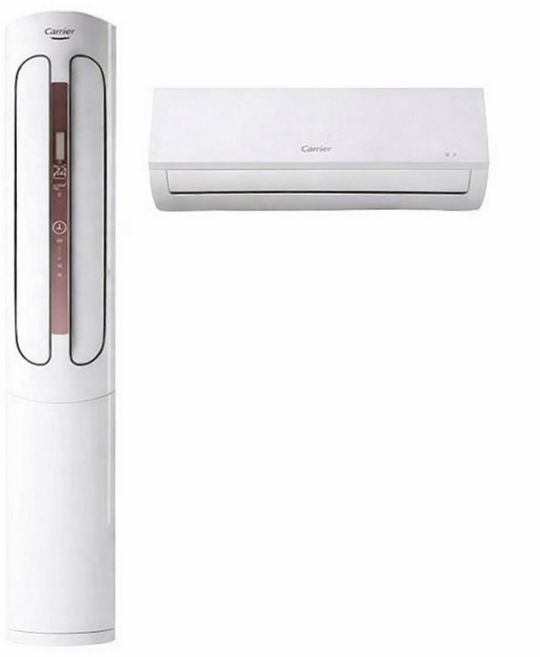 신형 2IN1 캐리어 인버터 멀티형 에어컨 16형+6평/18+6평/23+6평 / DSCC161XASWMDGH 실외기포함/서울 .경기 수도권설치, 16평스탠드+6평벽걸이, 일반배관형