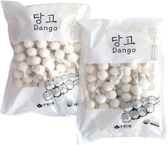 새마원 국산 멥쌀 당고 떡 아이들간식 모찌 꼬치 네알당고, 2개, 1.035kg