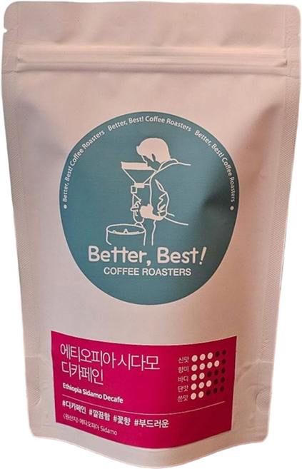 당일로스팅 베러베스트 디카페인 커피 원두 에티오피아, 1개, 500g, 홀빈(분쇄안함)