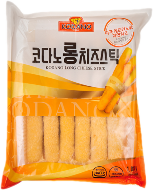 코다노 치즈스틱 1kg, 5개