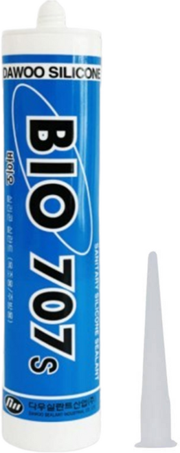 퀵마켓 욕실용 실리콘 바이오 707(노즐 포함 안전포장) 백색, 1개