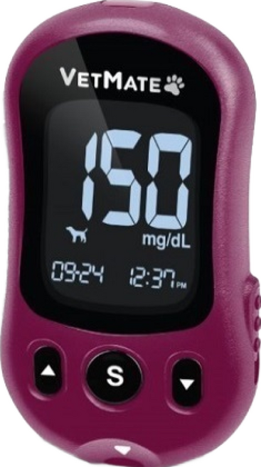 벳메이트 반려동물 혈당측정기+시험지100매+채혈침100개+알콜솜100매, 1개