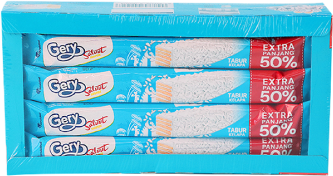 게리 코코넛 웨하스 과자 240g (20g), 12개, 20g