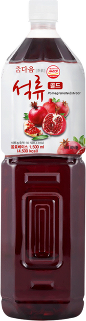 참다음 석류 음료베이스, 1개, 1.5L