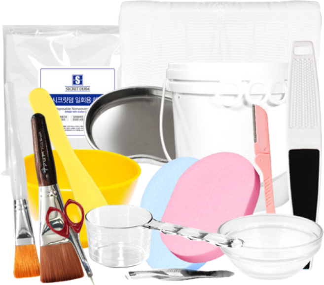 발롱뷰티 스파출라 고무볼 유리볼 석고볼 팩붓 해면 일회용마스크팩 원형바트 모델링컵 화장솜 거즈 부직포 피부미용재료 팩도구, 1개, 블랙스파출라 중