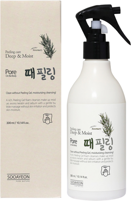 수아연 딥앤모이스처 때필링 각질제거 젤 로즈마리, 3개, 300ml