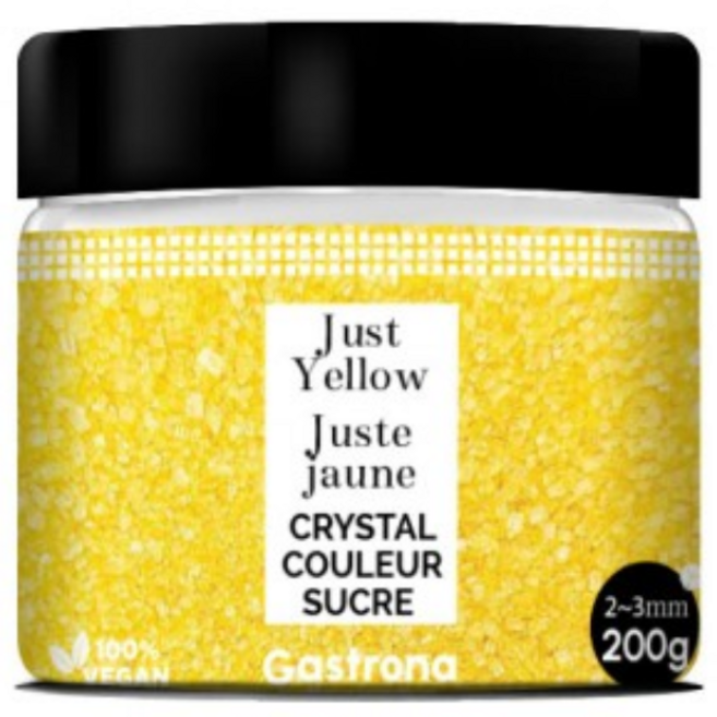 슈가 크리스탈 / 진저 루트 (2mm) / 컬러슈가, 1개, 200g, 저스트 옐로우
