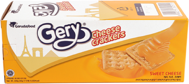 게리 치즈 크래커 180g (18g X 10개입) 개별포장 박스 2개