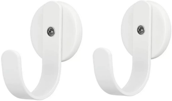 슈랜헤이 현관문 냉장고 자석걸이 2개, 1세트, 화이트