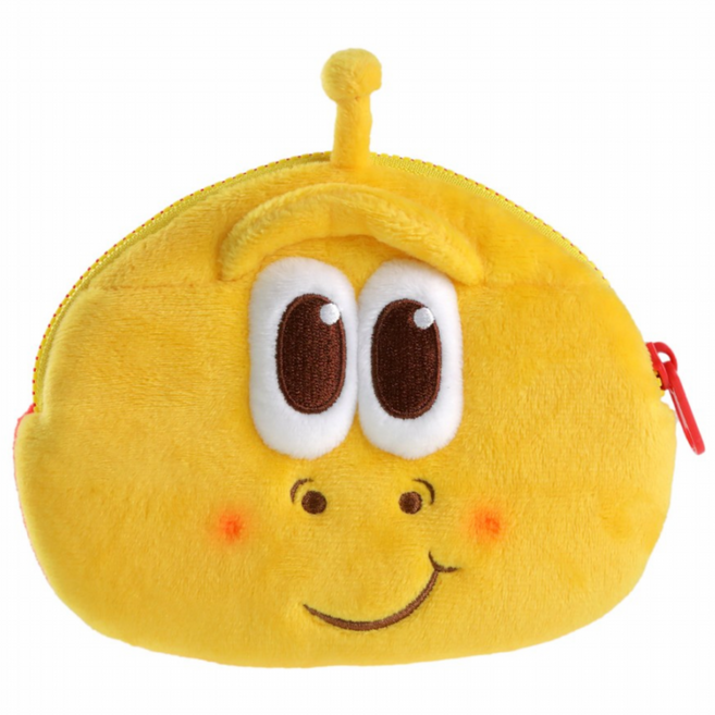 라바 양면파우치(레드 옐로우) 동전 지갑