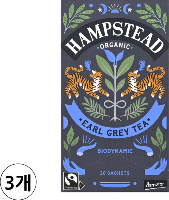 햄스테드 얼그레이, 2g, 20개입, 3개