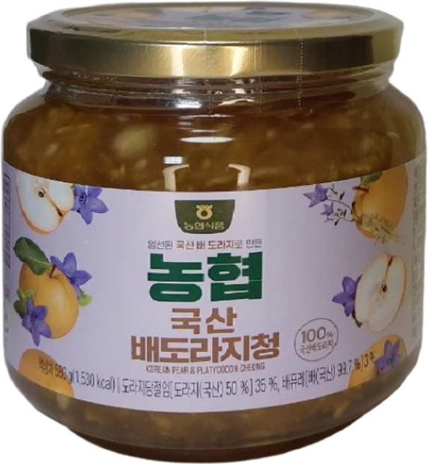농협 국산배 국산도라지청, 1개, 1개입, 580g