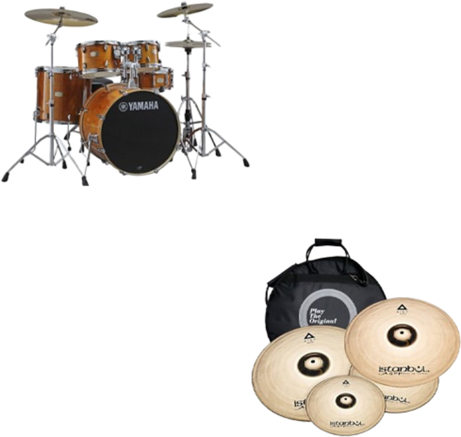 야마하 스테이지커스텀 드럼 세트 / 이스탄불 AGOP XIST 심벌 포함 풀패키지, Honey Amber, 1개