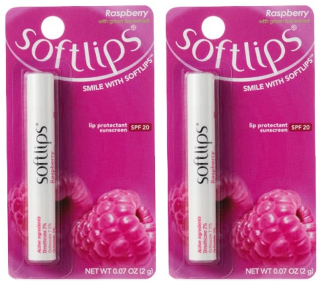 멘소래담 립밤 소프트립스 라즈베리 x 2개 SPF 20 맨소래담 립케어, 2g - 쿠팡