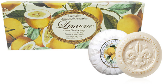 사프 이탈리아 명품향수비누 보습 레몬향, 3개입, 100g