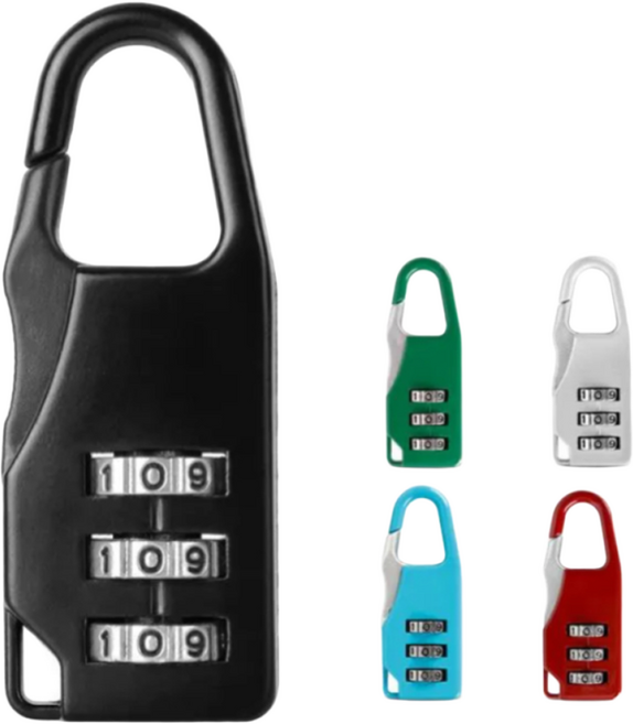 캐리어 가방 도난방지 비밀번호 자물쇠 5개