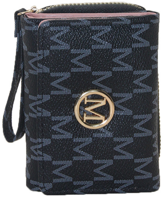 헬스와미 대용량 고퀄리티 여성 M로고 반지갑 동전 지갑 패션 지갑