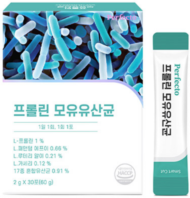 퍼펙토 프롤린 모유 유산균, 60g, 1개