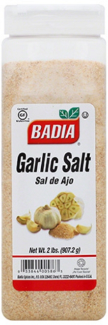 바디아 마늘 소금, 907.2g, 1개