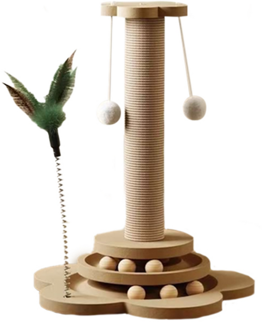 오드펫하우스 고양이스크래쳐 고양이스크래처 원형스크래쳐 고양이장난감 고양이스크레쳐 스크래쳐 고양이스크래쳐대형, 1개, 우드