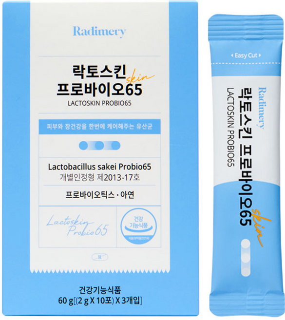라디메리 락토스킨 프로바이오65, 1박스, 60g
