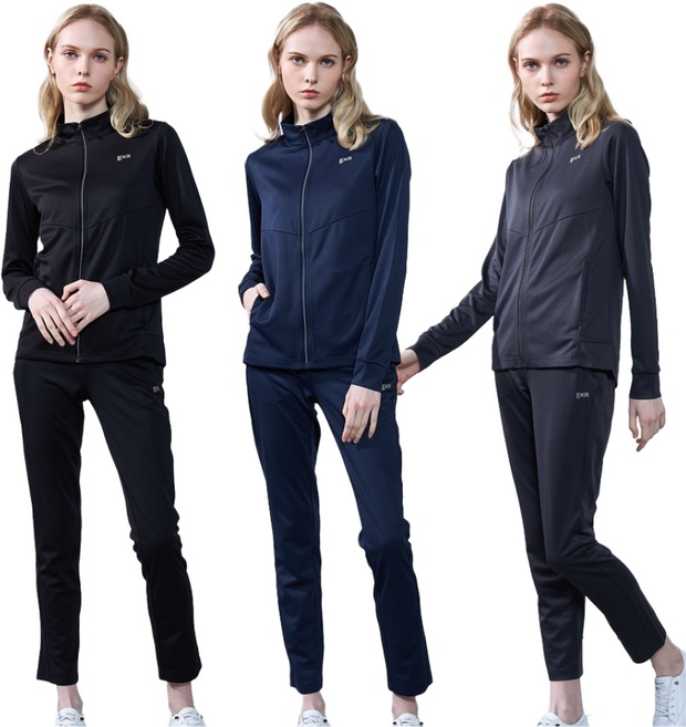 EXR 여성 베이직 에디션 트랙수트 세트 3종택1