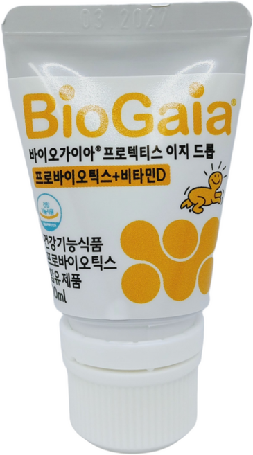바이오가이아 프로텍티스 이지드롭 프로바이오틱스 + 비타민 D 영양제, 10ml, 1개