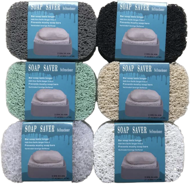 플랫28 친환경 물빠짐 스펀지 비누케이스 비누 받침대, 브라운, 1개