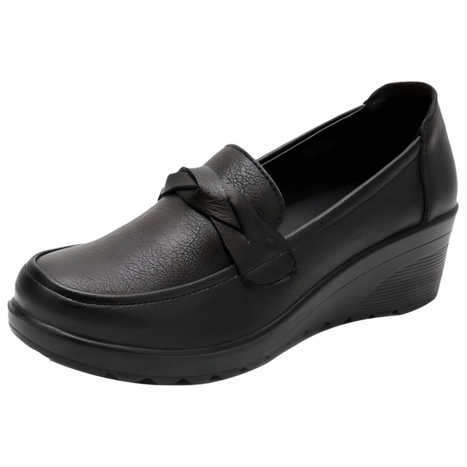 피카소 폭신 편안한 중년 여성용 키높이 꼬임 컴포트화