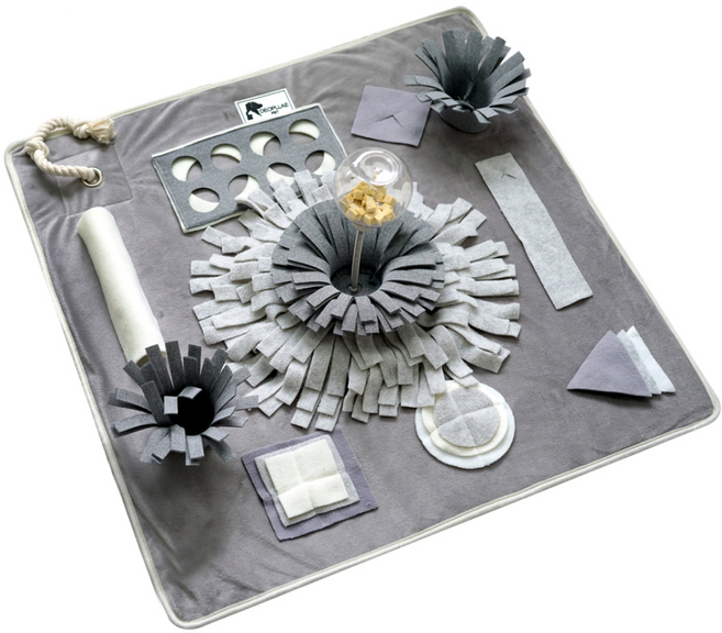 더플래 코박고 담요 강아지 노즈워크 장난감, 디럭스, 1개