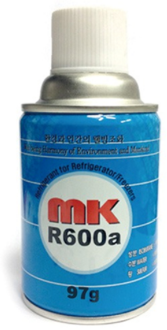 자체브랜드 mk R600a 캔가스 냉장고 냉매 (5개묶음) 화물택배비포함, 1개, 97g