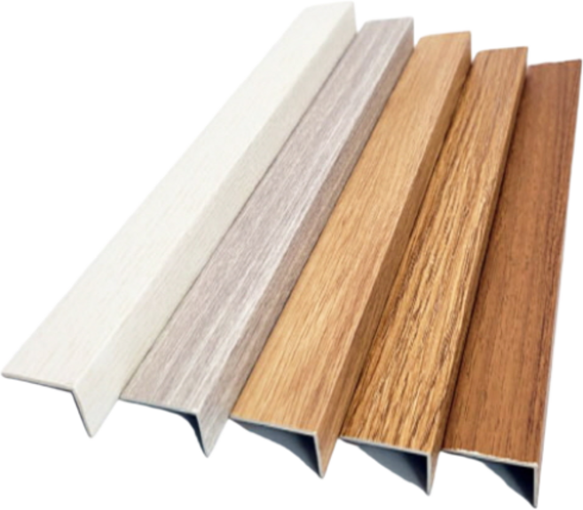 좋은산업 PVC 프로파일 1.8M 현관 계단 논슬립 장판 코너마감재, 프로파일-06, 2개, 그레이