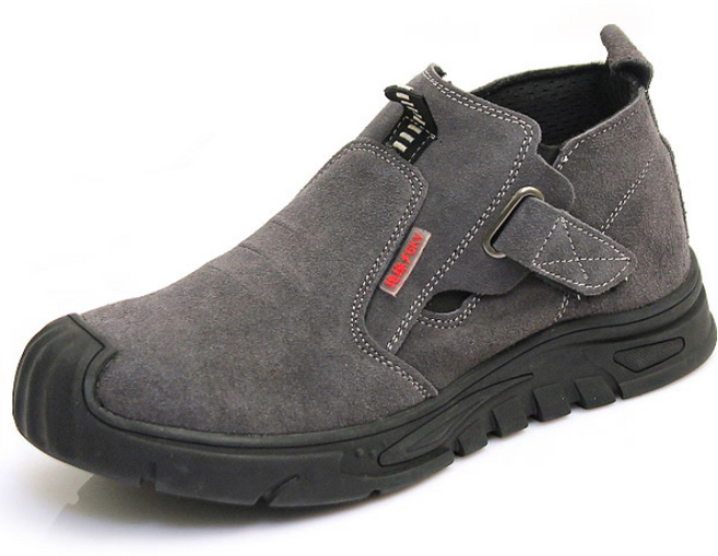 모피어스 소가죽 벨크로 작업화 안전화 캐주얼 트래킹화 BKSF6206