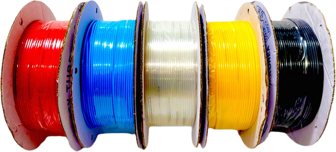 우레탄 호스 6*4mm X 100M 국산 에어튜브 유공압 콤프레샤 산업용 폴리 에어호스, 6*4mm 검정, 1개