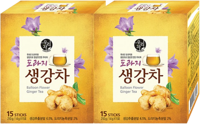 송원 도라지생강차, 14g, 15개입, 2개