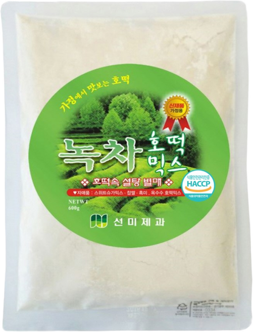 [선미c&c] 녹차호떡믹스 600g, 1개