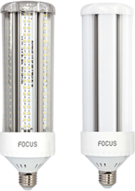 포커스 LED 보안등 가로등 40W E26소켓 (투명커버), 10개, 주광색