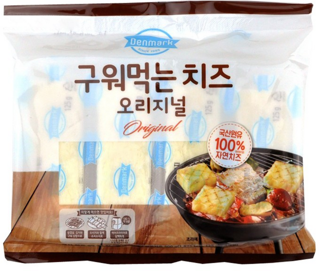 동원 덴마크 구워먹는 치즈, 125g, 125g, 4개