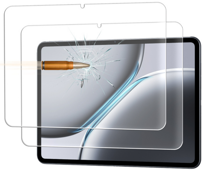 원플러스 패드2 액정 강화유리 방탄필름, 2매