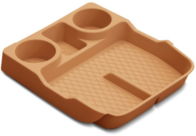 루젠 디 올 뉴 팰리세이드 LX3 콘솔트레이 콘솔박스 수납 정리함, 9인승 아웃트레이 LX3 브라운