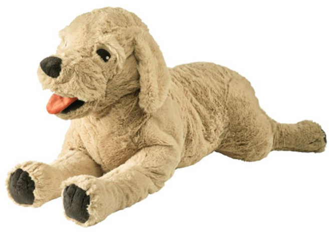 2위 - 이케아 GOSIG GOLDEN 강아지 골든리트리버 봉제인형 대, 70cm, 옐로