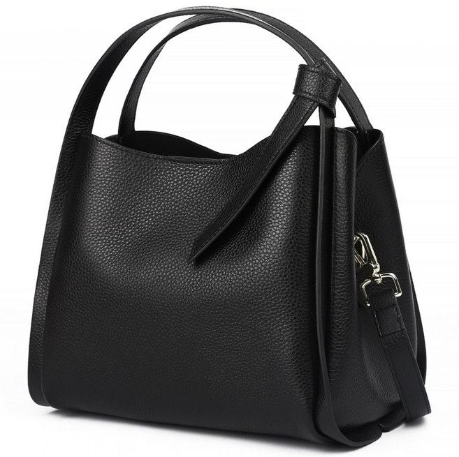 More Farther 여성용 고급 소가죽 데일리 크로스백 대용량 숄더백