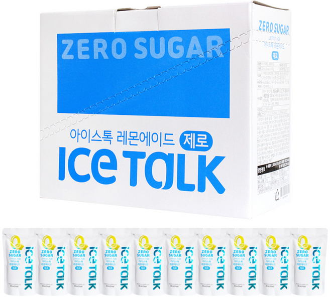 아이스톡 제로 레몬에이드, 230ml, 10개